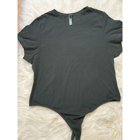 SKIMS Tops - Skims TShirt Bodysuit Charcoal Gray 4x